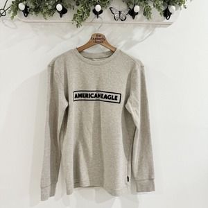 Men’s American Eagle Waffle Knit Long Sleeve Shirt Xs Standard Fit